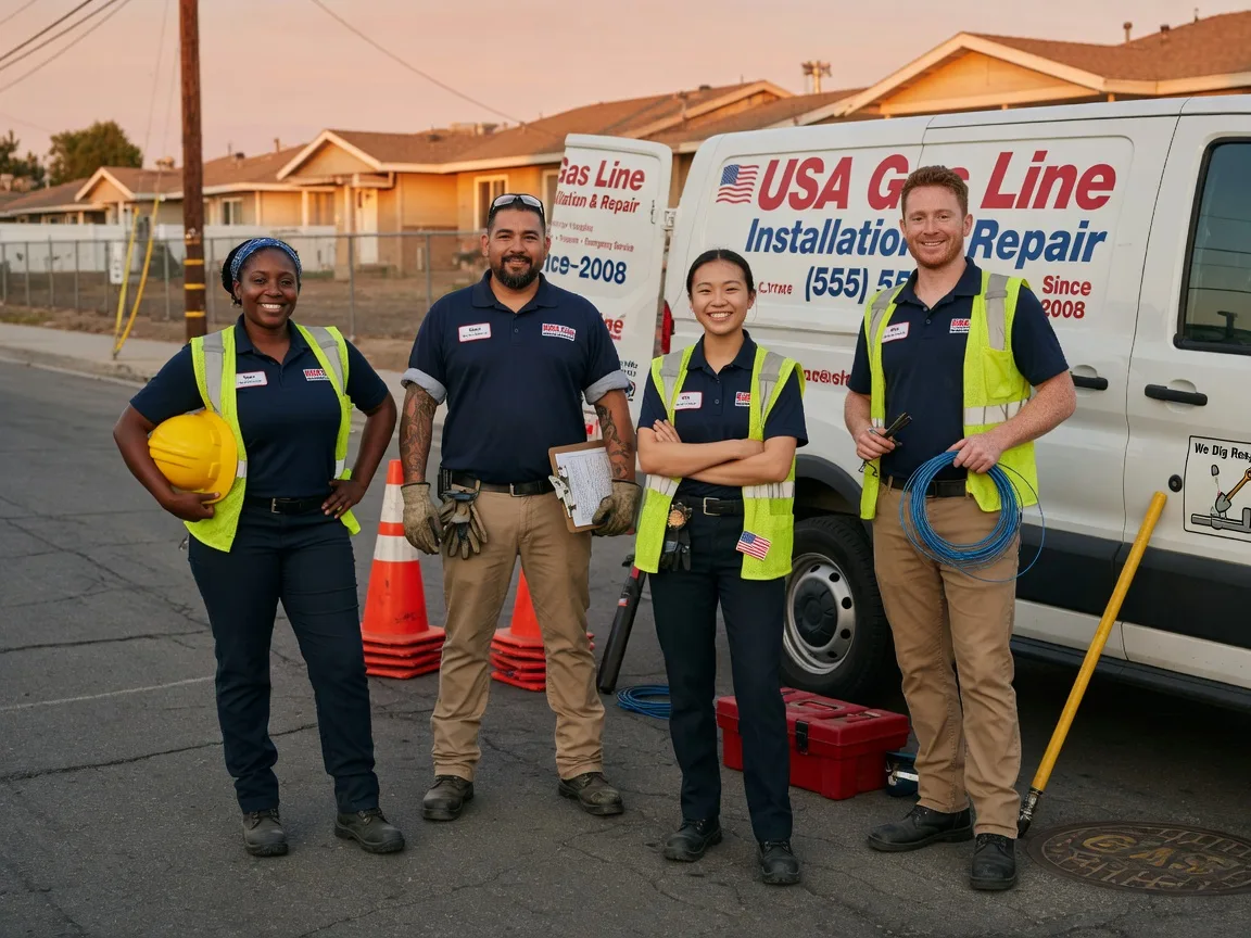 Gas Line Installation company in Tupman, CA